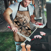 Bula Fiji Plumeria Tagimoucia Salusalu Mocha Apron Kaiviti Masi LT7 - Polynesian Pride