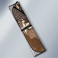 Bula Fiji Plumeria Tagimoucia Salusalu Mocha Auto Sun Shade Kaiviti Masi LT7 - Polynesian Pride