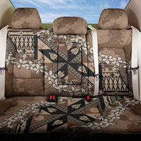 Bula Fiji Plumeria Tagimoucia Salusalu Mocha Back Car Seat Cover Kaiviti Masi LT7 One Size Mocha - Polynesian Pride