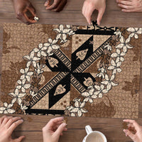 Bula Fiji Plumeria Tagimoucia Salusalu Mocha Puzzle Kaiviti Masi LT7 - Polynesian Pride