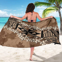 Bula Fiji Plumeria Tagimoucia Salusalu Mocha Sarong Kaiviti Masi LT7 - Polynesian Pride
