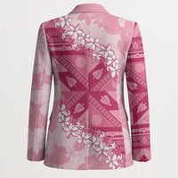 Bula Fiji Plumeria Tagimoucia Salusalu Pink Blazer Kaiviti Masi LT7 - Polynesian Pride