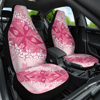 Bula Fiji Plumeria Tagimoucia Salusalu Pink Car Seat Cover Kaiviti Masi LT7 One Size Pink - Polynesian Pride
