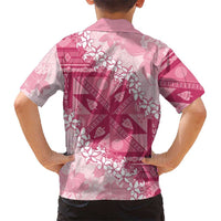 Bula Fiji Plumeria Tagimoucia Salusalu Pink Hawaiian Shirt Kaiviti Masi LT7 - Polynesian Pride