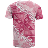 Bula Fiji Plumeria Tagimoucia Salusalu Pink T Shirt Kaiviti Masi LT7 - Polynesian Pride