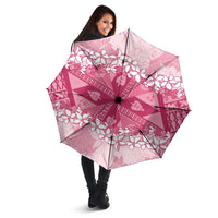 Bula Fiji Plumeria Tagimoucia Salusalu Pink Umbrella Kaiviti Masi LT7 - Polynesian Pride