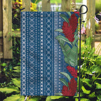 Women's Day Samoa Malu Tattoo Inspired Mix Teuila Garden Flag Royal Blue