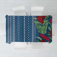 Women's Day Samoa Malu Tattoo Inspired Mix Teuila Tablecloth Royal Blue LT7 Royal Blue - Polynesian Pride