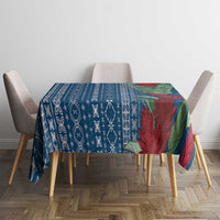 Women's Day Samoa Malu Tattoo Inspired Mix Teuila Tablecloth Royal Blue LT7 - Polynesian Pride