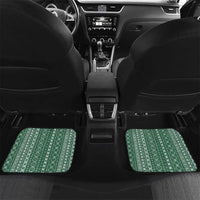 Women's Day Samoa Malu Tattoo Inspired Mix Teuila Car Mats Sage Green