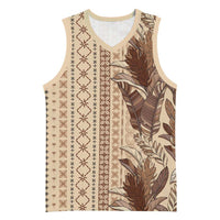Women's Day Samoa Malu Tattoo Inspired Mix Teuila Basketball Jersey Vintage Tapa