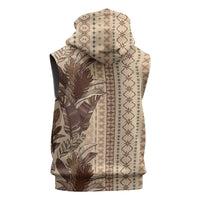 Women's Day Samoa Malu Tattoo Inspired Mix Teuila Sleeveless Hoodie Vintage Tapa