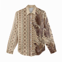 Women's Day Samoa Malu Tattoo Inspired Mix Teuila Women Casual Shirt Vintage Tapa LT7 - Polynesian Pride