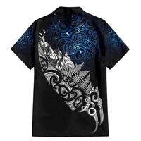 Maori Matariki Family Matching Mermaid Dress and Hawaiian Shirt Landscape Styled Fern - Galaxy LT7 - Polynesian Pride