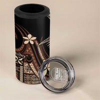 Samoa Manuia le Aso Tuto'atasi 4 in 1 Can Cooler Tumbler Siapo Mamanu Mix Tatau Marlin LT7 - Polynesian Pride