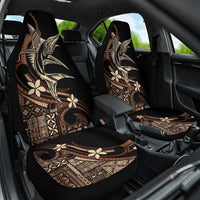 Samoa Manuia le Aso Tuto'atasi Car Seat Cover Siapo Mamanu Mix Tatau Marlin LT7 One Size Black - Polynesian Pride