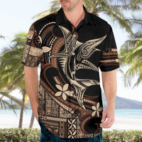 Samoa Manuia le Aso Tuto'atasi Hawaiian Shirt Siapo Mamanu Mix Tatau Marlin LT7 - Polynesian Pride