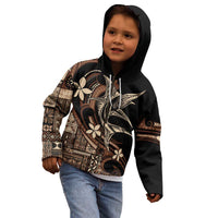 Samoa Manuia le Aso Tuto'atasi Kid Hoodie Siapo Mamanu Mix Tatau Marlin LT7 - Polynesian Pride