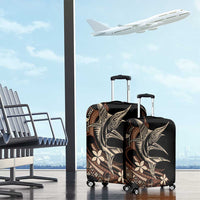 Samoa Manuia le Aso Tuto'atasi Luggage Cover Siapo Mamanu Mix Tatau Marlin LT7 - Polynesian Pride