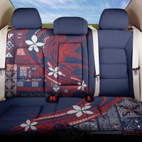 Samoa Manuia le Aso Tuto'atasi Back Car Seat Cover Siapo Mamanu Mix Tatau Marlin - Flag Color LT7 One Size Blue - Polynesian Pride