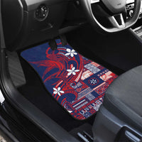 Samoa Manuia le Aso Tuto'atasi Car Mats Siapo Mamanu Mix Tatau Marlin - Flag Color LT7 - Polynesian Pride