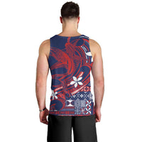 Samoa Manuia le Aso Tuto'atasi Men Tank Top Siapo Mamanu Mix Tatau Marlin - Flag Color LT7 - Polynesian Pride
