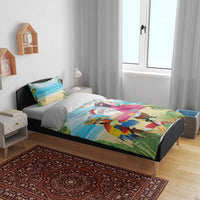 Have Yourself A Beachy Little Christmas Bedding Set with Santa Chilling - Polynesian Pride
