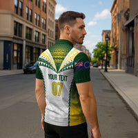 Cook Islands Rugby Custom Zipper Polo Shirt Kuki's Aitu Champions - Polynesian Pride