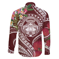 Aloha Hawaii Big Island Family Matching Mermaid Dress and Hawaiian Shirt Ohia Lehua Wahine LT7 - Polynesian Pride