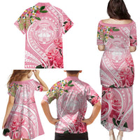 Aloha Hawaii Maui Family Matching Puletasi and Hawaiian Shirt Goddess Lokelani Rose LT7 - Polynesian Pride