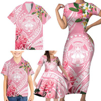 Aloha Hawaii Maui Family Matching Short Sleeve Bodycon Dress and Hawaiian Shirt Goddess Lokelani Rose LT7 - Polynesian Pride