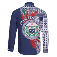 Samoa Rugby Personalized Family Matching Long Sleeve Bodycon Dress and Hawaiian Shirt Toa Samoa Myriad Siapo LT7 - Polynesian Pride