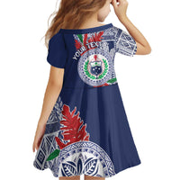 Samoa Rugby Personalized Family Matching Off The Shoulder Long Sleeve Dress and Hawaiian Shirt Toa Samoa Myriad Siapo LT7 - Polynesian Pride