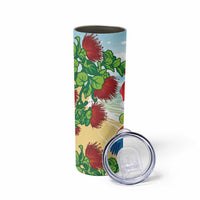 Have A Very Beach Christmas Skinny Tumbler Parrot By Lehua Flower LT7 - Polynesian Pride