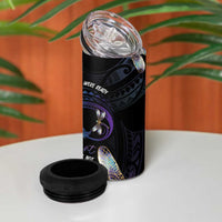 Personalised Polynesian Memorial 4 in 1 Can Cooler Tumbler Your Wings Were Ready But My Heart Was Not LT7 - Polynesian Pride