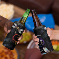 Personalised Polynesian Memorial 4 in 1 Can Cooler Tumbler Your Wings Were Ready But My Heart Was Not LT7 - Polynesian Pride
