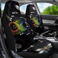 Personalised Polynesian Memorial Car Seat Cover Your Wings Were Ready But My Heart Was Not LT7 - Polynesian Pride