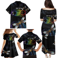 Personalised Polynesian Memorial Family Matching Puletasi and Hawaiian Shirt Your Wings Were Ready But My Heart Was Not LT7 - Polynesian Pride