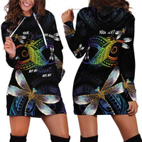 Personalised Polynesian Memorial Hoodie Dress Your Wings Were Ready But My Heart Was Not LT7 - Polynesian Pride