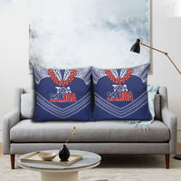 Toa Samoa Rugby Pillow Cover Ulafala Mix Nifo'oti - Polynesian Pride