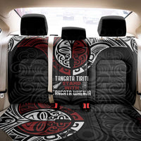 Maori Hongi Toitu Te Tiriti Back Car Seat Cover Tangata Tiriti Stand With Tangata Whenua LT7 - Polynesian Pride