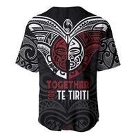 Maori Hongi Toitu Te Tiriti Baseball Jersey Tangata Tiriti Stand With Tangata Whenua LT7 - Polynesian Pride