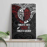 Maori Hongi Toitu Te Tiriti Canvas Wall Art Tangata Tiriti Stand With Tangata Whenua LT7 - Polynesian Pride