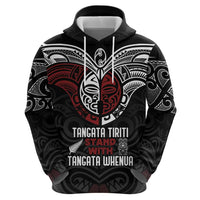 Maori Hongi Toitu Te Tiriti Hoodie Tangata Tiriti Stand With Tangata Whenua LT7 - Polynesian Pride