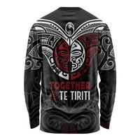 Maori Hongi Toitu Te Tiriti Long Sleeve Shirt Tangata Tiriti Stand With Tangata Whenua LT7 - Polynesian Pride
