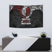 Maori Hongi Toitu Te Tiriti Tapestry Tangata Tiriti Stand With Tangata Whenua LT7 - Polynesian Pride