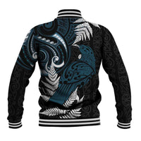 New Zealand Tui Bird Baseball Jacket Maori Kowhaiwhai