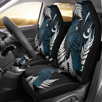 New Zealand Tui Bird Car Seat Cover Maori Kowhaiwhai LT7 - Polynesian Pride