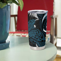 New Zealand Tui Bird Tumbler Cup Maori Kowhaiwhai LT7 - Polynesian Pride