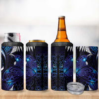 New Zealand Maori Matariki 4 in 1 Can Cooler Tumbler Tui Bird Galaxy LT7 - Polynesian Pride